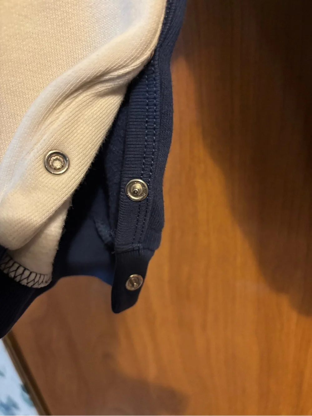 Ralph Lauren Polo Bear Ski Pullover - White & Navy